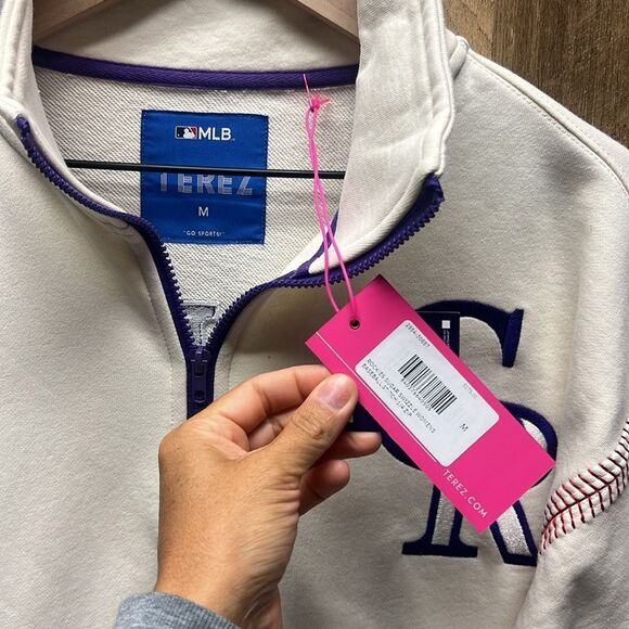 ROCKIES QUARTER ZIP WITH BASEBALL STITCH - Picture 5 of 8